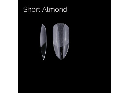 Soft Gel Tips 27 - Short Almond 120pcs 